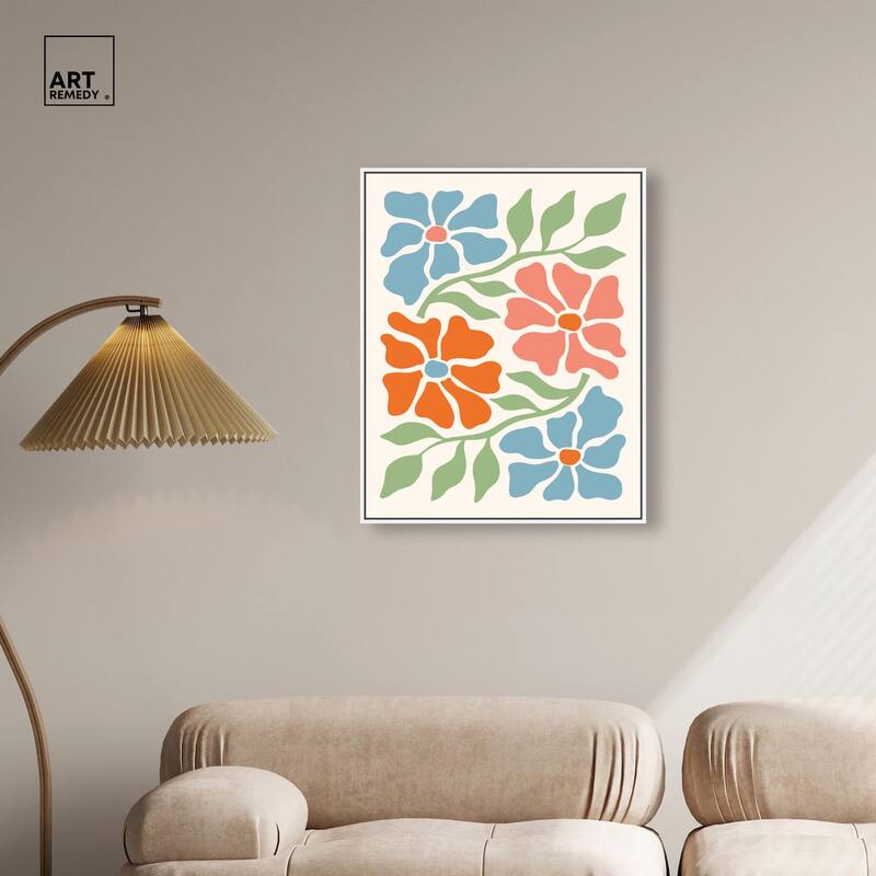 The Flowers Vines all Season Canvas by Art Remedy