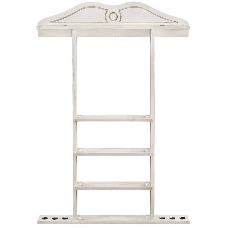 Wall Cue Rack - 29.5x3x44 - White
