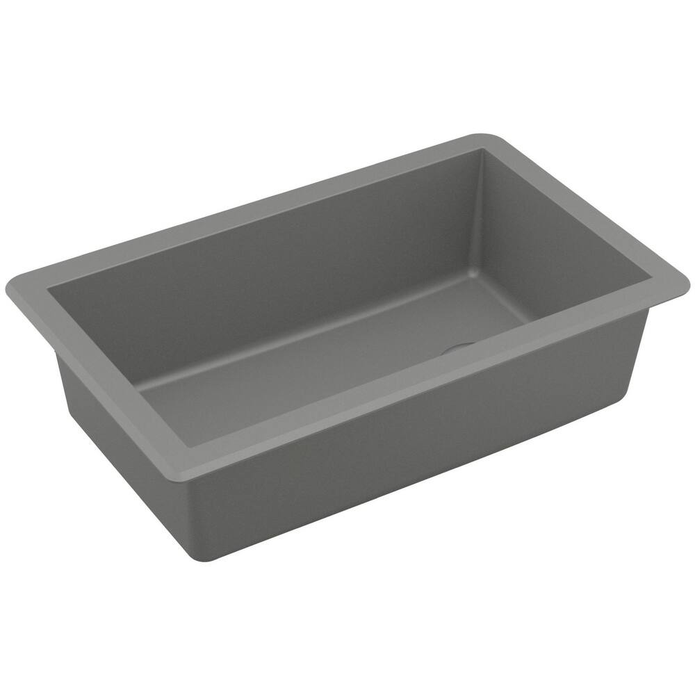 Karran USA QU-670 Undermount Quartz/Granite 32" Single Bowl Kitchen