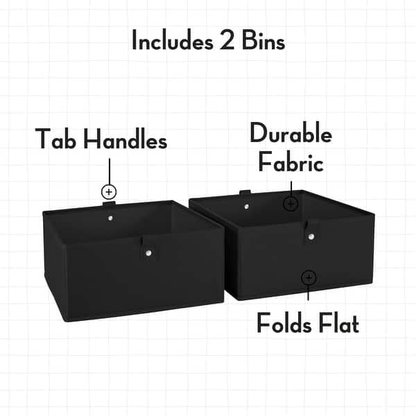 dimension image slide 0 of 10, RiverRidge Kids 4-Tier 24in Ladder Shelf Toy Organizer with 3 Open Display Shelves- White with Two 5" Fabric Bins