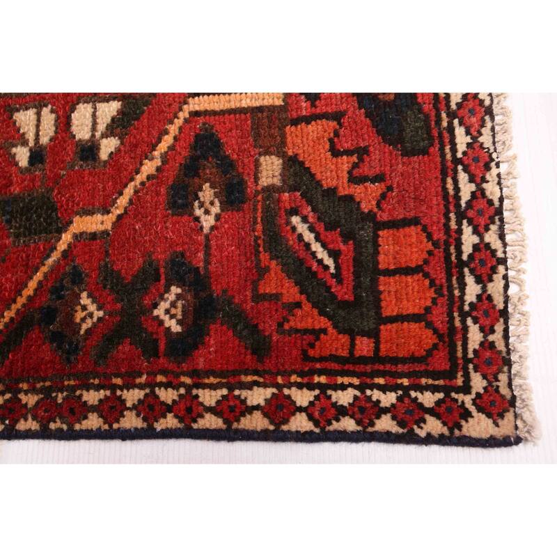 ECARPETGALLERY Hand-knotted Kayseri Vintage Red Wool Rug - 6'4 x 9'10