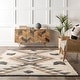 preview thumbnail 6 of 8, Nuloom Rosanna Southwestern Symbols Jute Area Rug