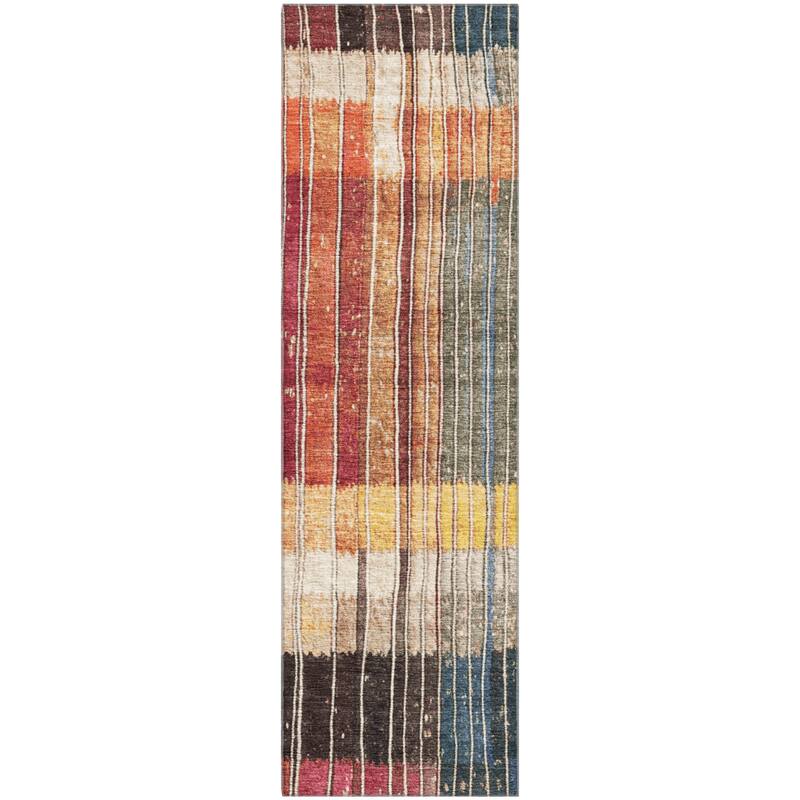 Premium Washable Super Soft Global Stripes Mayfield Rug