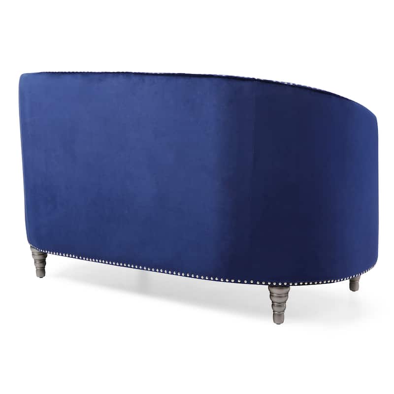 Dania Velvet Loveseat