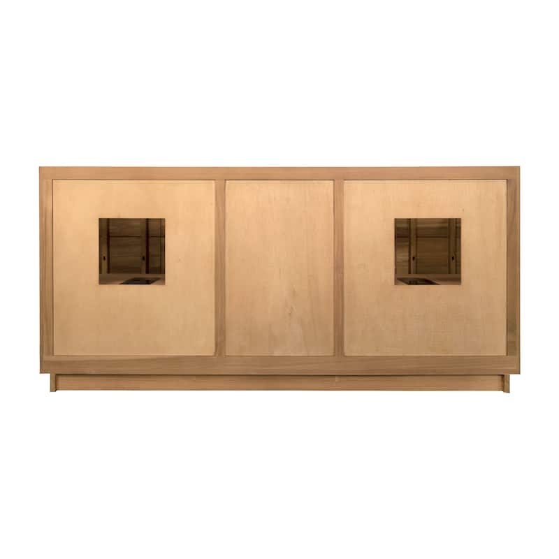 Avanity Parker Bathroom Vanity in Natural Teak with White Engineered Stone Top