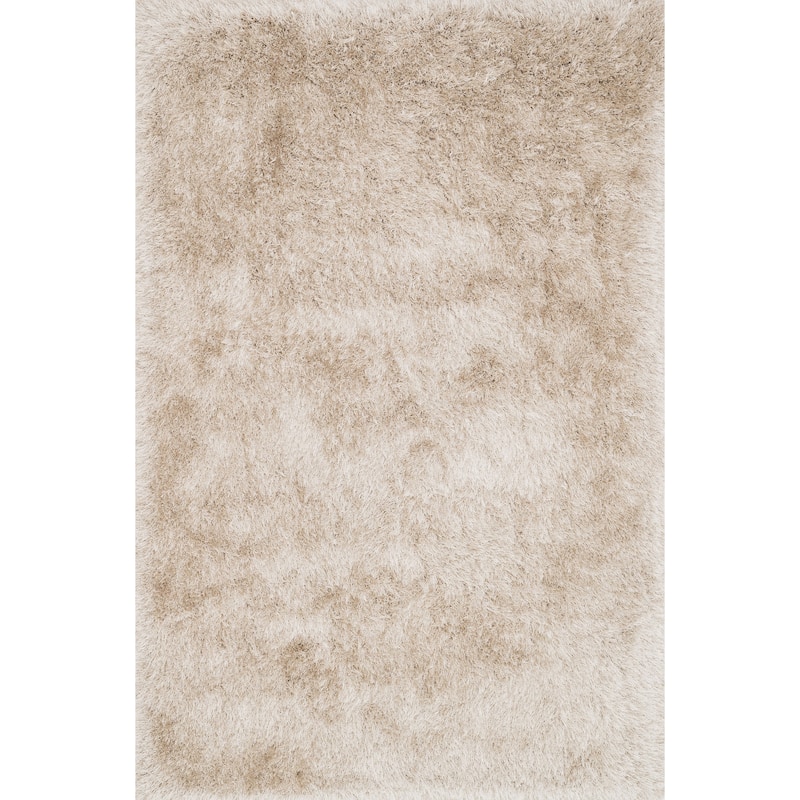 Alexander Home Leo Solid Plush Shag Area Rug