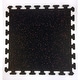 preview thumbnail 19 of 32, Mats Inc. iFlex Interlocking Recreational Floor Tiles, 24" x 24" 24" x 24" - center - black/red - 6 pk