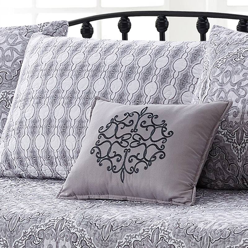 Serenta 6 Piece Cotton Blend Daybed Bedspread Coverlet Set - 75" x 39"