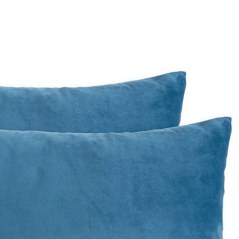 KAF Home Rectangular Velvet Pillow Cover, Set of 2