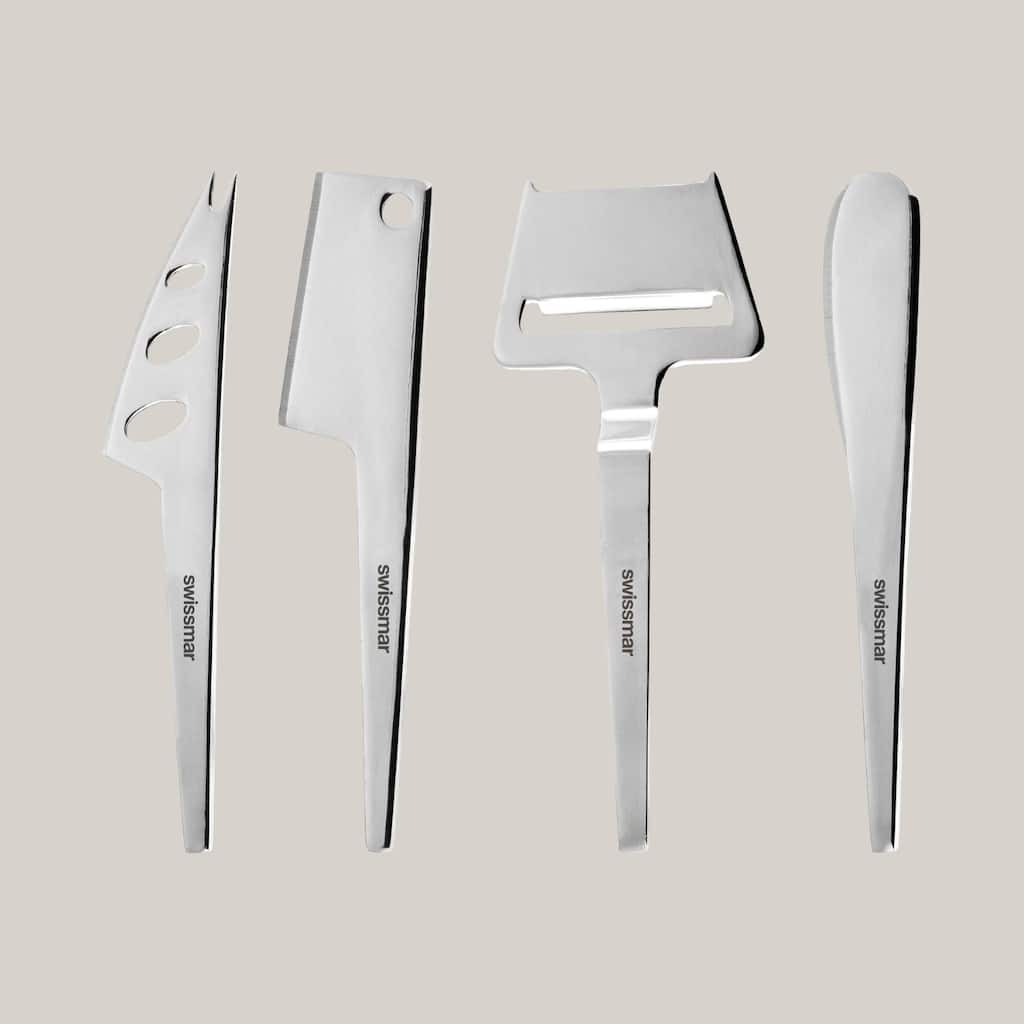 Swissmar Slim-Line Cheese Knife 4 Piece Set