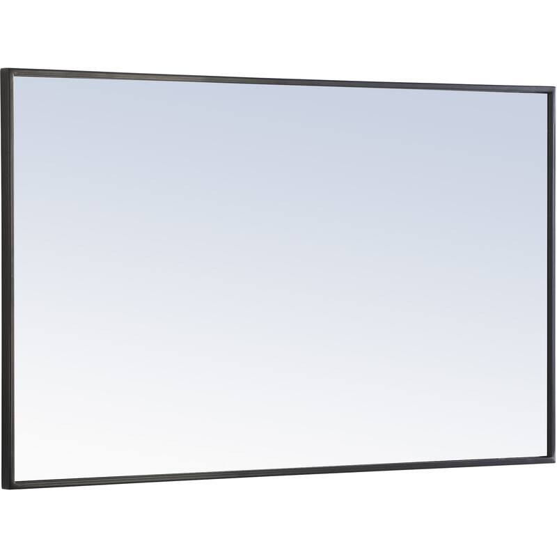 Elegant Lighting Eternity 40"x 24" Rectangular Metal Framed Wall