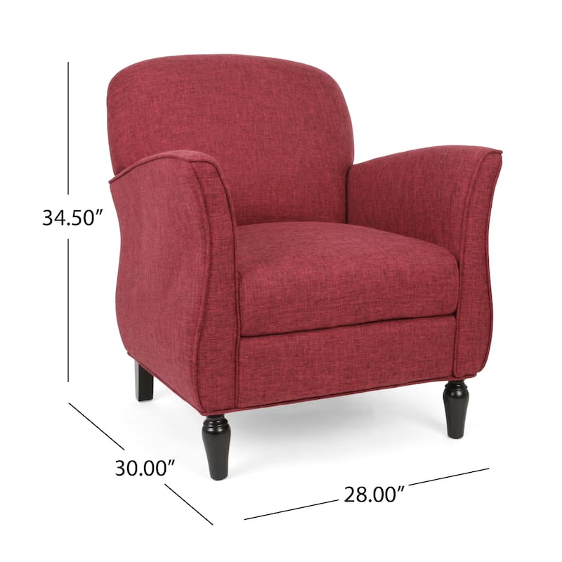 Swainson Traditional Tweed Armchair by Christopher Knight Home