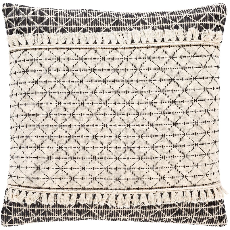 Artistic Weavers Jena Bohemian Cotton 20-inch Poly or Feather Down Throw Pillow - 20" x 20" Down