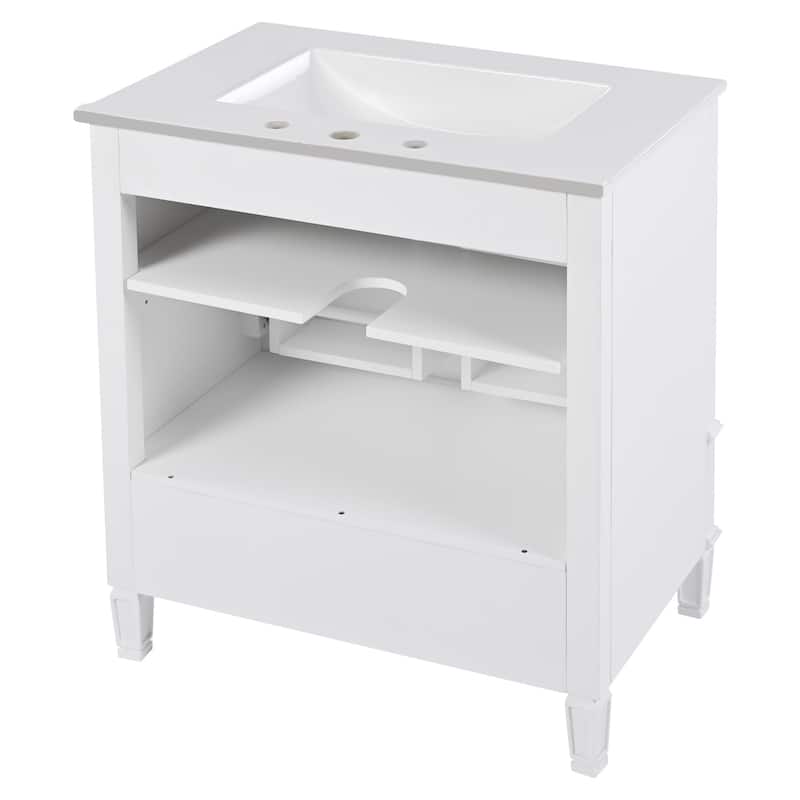 Christopher Knight Home 30" Bathroom Vanity with Storage Solution