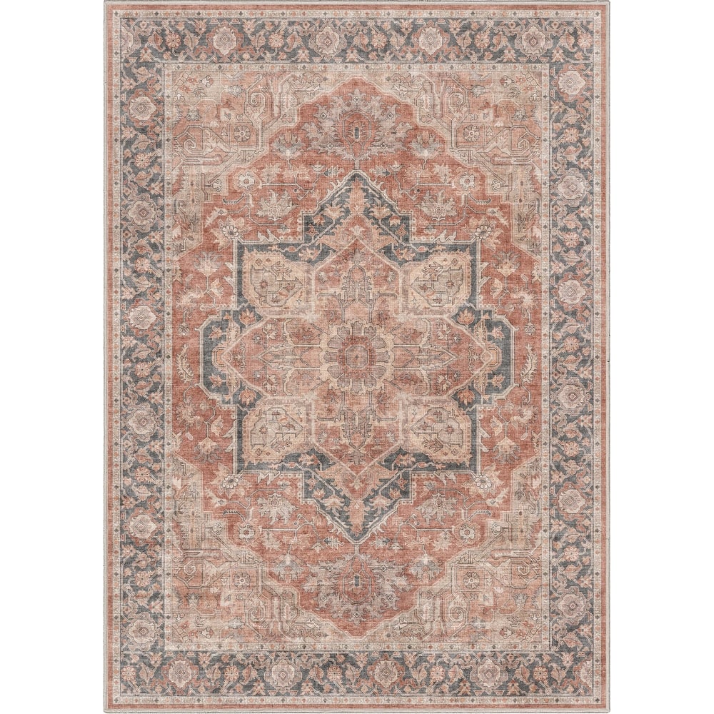 Well Woven Apollo Bolona Persian Oriental Machine Washable Area Rug