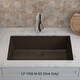preview thumbnail 2 of 5, Lexicon Kitchen Sink Quartz Composite 32 Inch Galaxy Mocha - 19x32