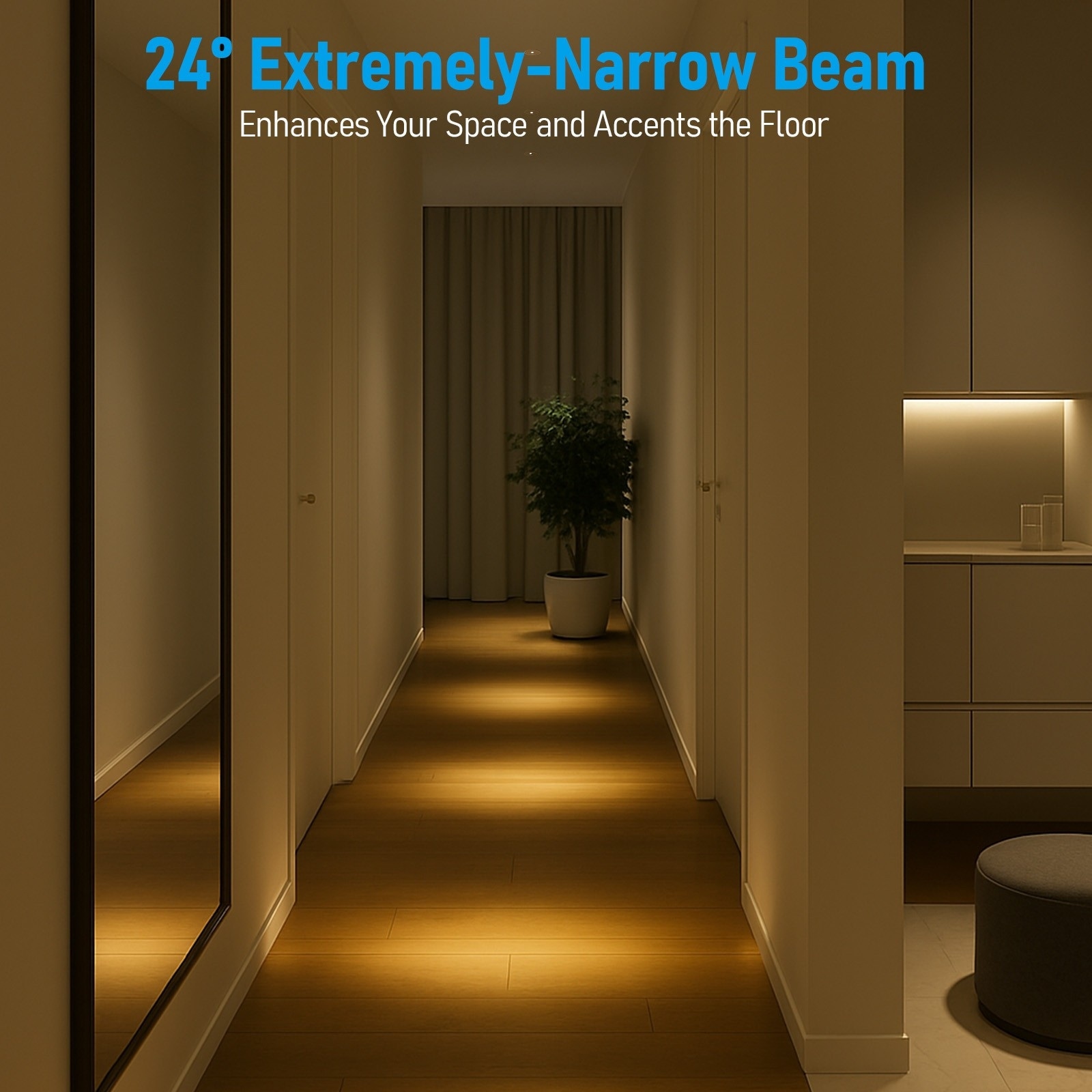 3 Inch 10W 5CCT LED Micro Pinhole Recessed Lights with J-Box - 2 Pack