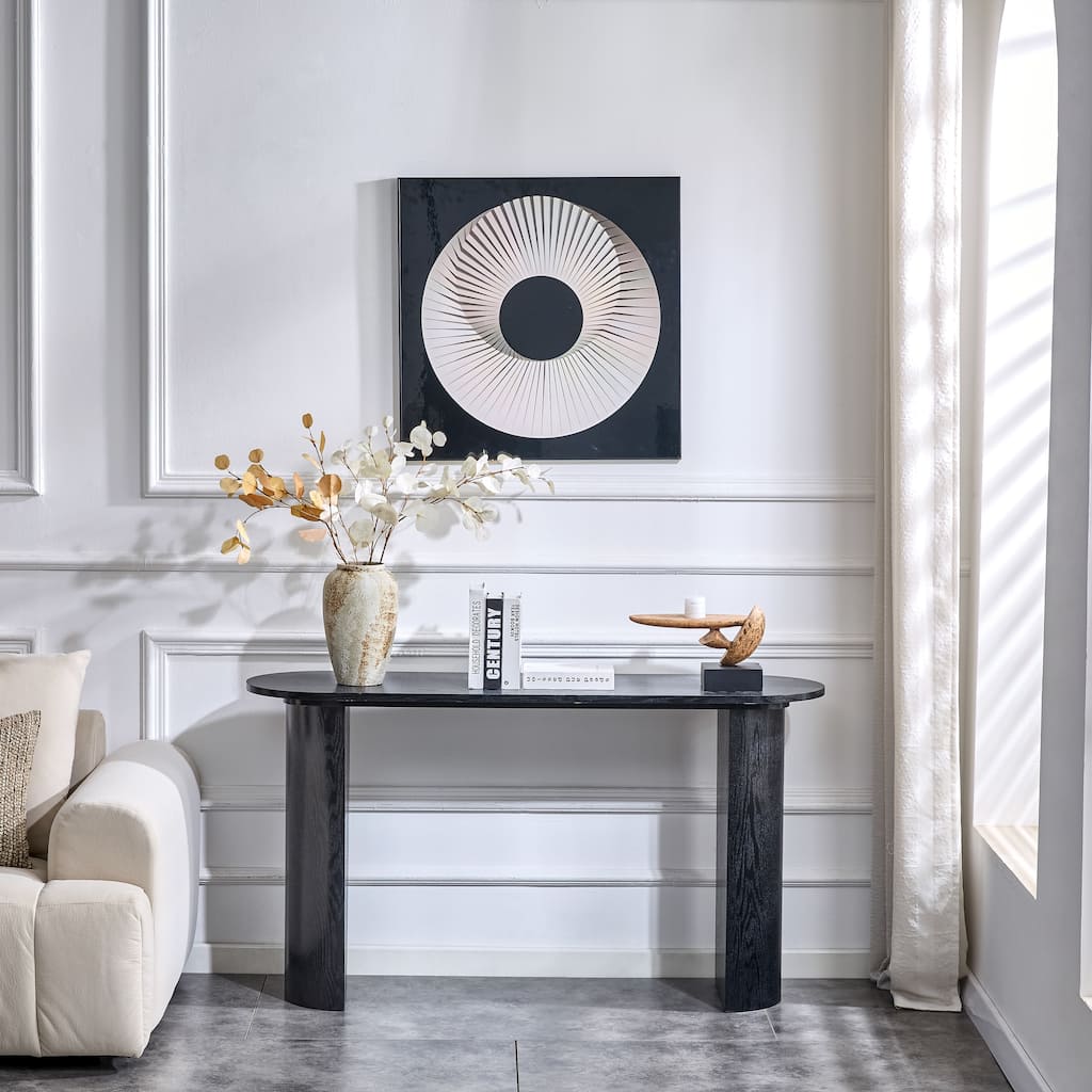 Black Console Table Entryway Table Hallway Table for Living Room, Dining Table Side Table Sofa Table