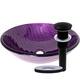 Option Purple / Matte Black Drain