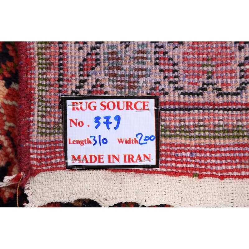 Geometric Mahal Persian Area Rug Wool Handmade Living Room Carpet - 6'6" x 10'3"