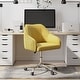 preview thumbnail 4 of 117, Corvus Braff Velvet Upholstered Adjustable Ergonomic Office Chair