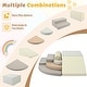 preview thumbnail 8 of 33, 7 Piece Pizza Shape Foam Climbing Blocks for Toddlers