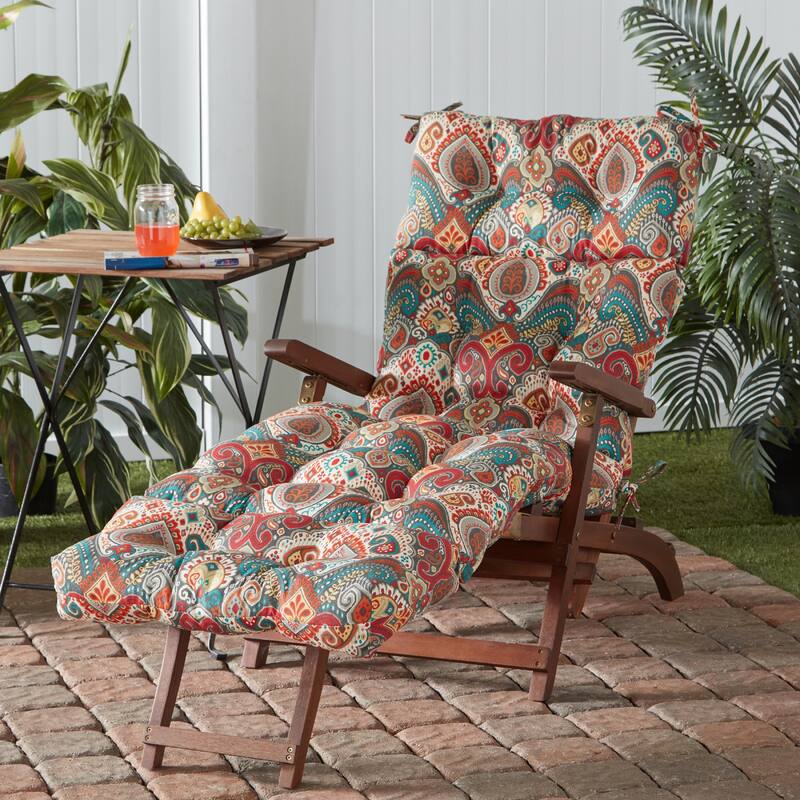 Greendale Home Fashions Global Outdoor Chaise Lounger Cushion