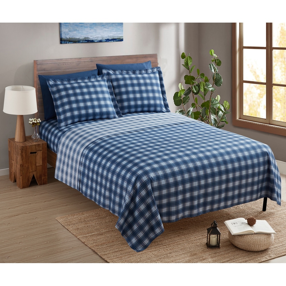 King Size Check Bed Sheets and Pillowcases Bed Bath Beyond