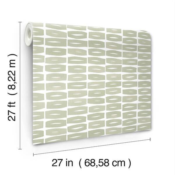 York Wallcoverings Modernist Motif Leaf Wallpaper