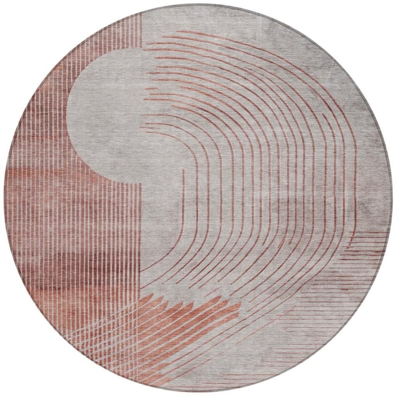 HomeRoots Geometric Transitional Rectangle Outdoor Rug