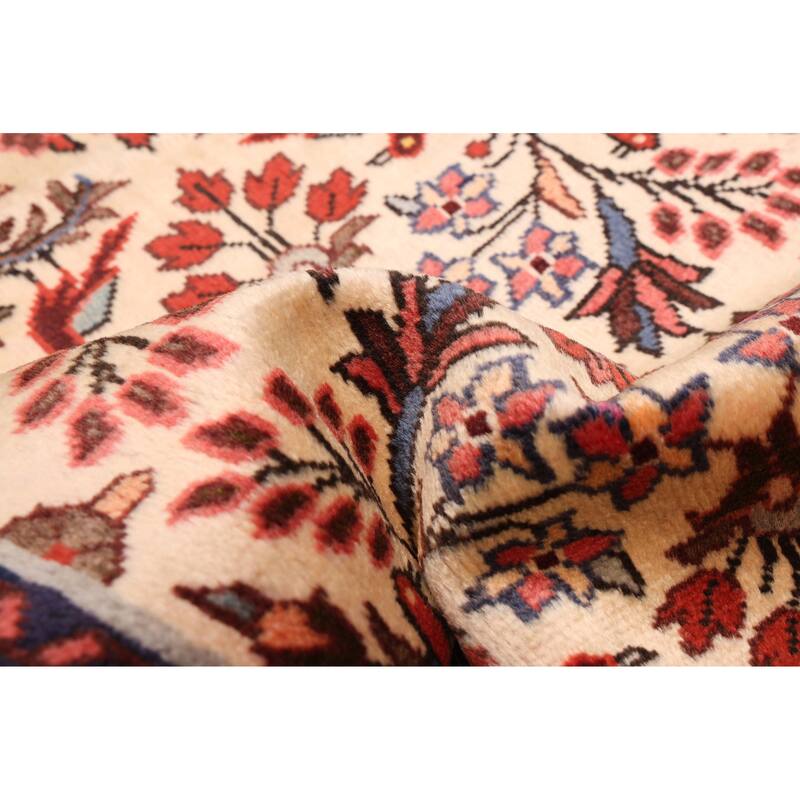 ECARPETGALLERY Hand-knotted Andelz Cream Wool Rug - 2'3 x 10'4