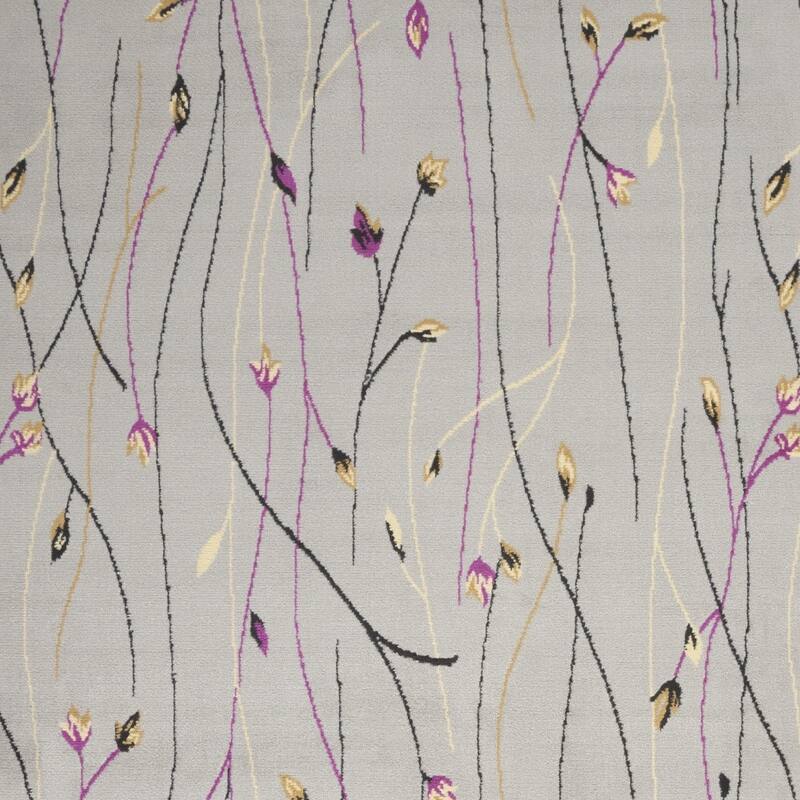 Luxit Power Loomed Floral Traditional Durable Area Rug By HomeRoots