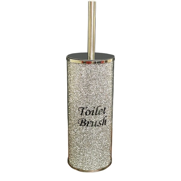 Sparkly toilet online brush holder
