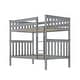 preview thumbnail 22 of 26, Now Furniture Solid Wood Twin Over Twin Bunk Bed with Straight Ladder