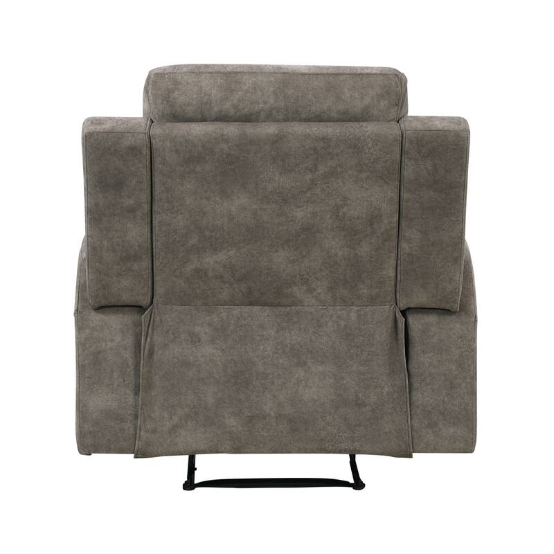 Liriope 36" Microfiber Manual Recliner - Tab Pull Reclining Motion