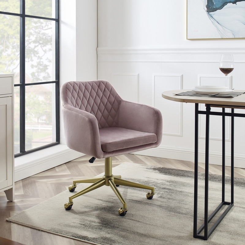 Edith velvet desk chair online