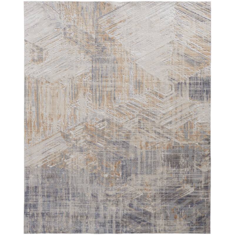 Grand Bazaar Corben Machine Made Abstract Transitional Area Rug