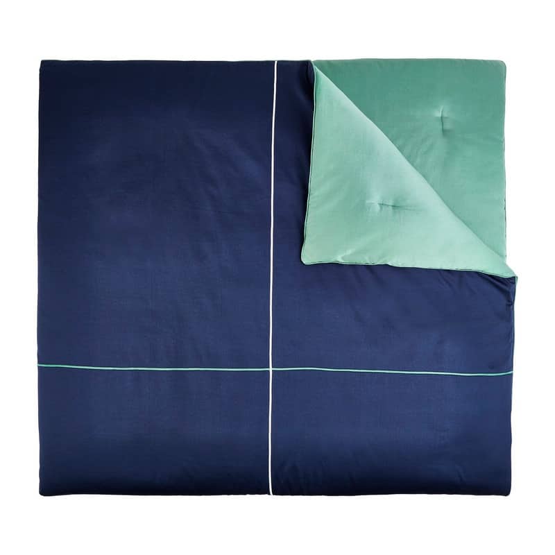 Lacoste Court Lines 100% Cotton Sateen Comforter Set