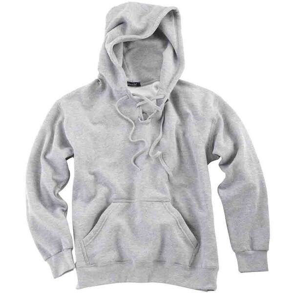 mens lace up sweatshirt