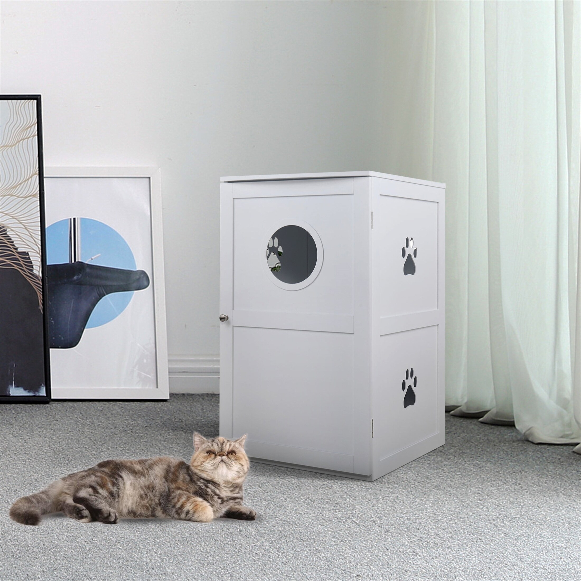 Tiered cat feeding station 2025
