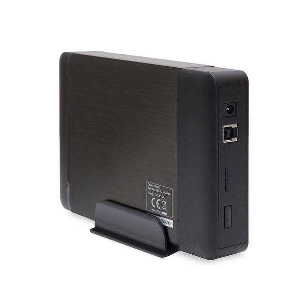 External USB 3.0 Enclosure for 3.5" SATA III Hard Drives - Black Brushed Aluminum