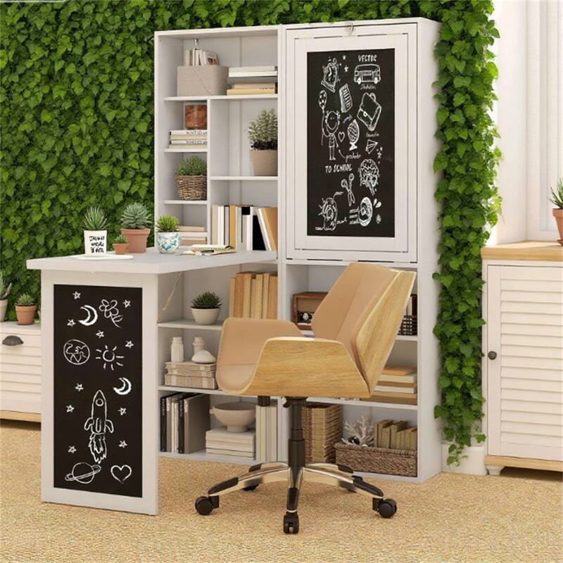 Fold-out Convertible Wall Mount Computer Office Desk