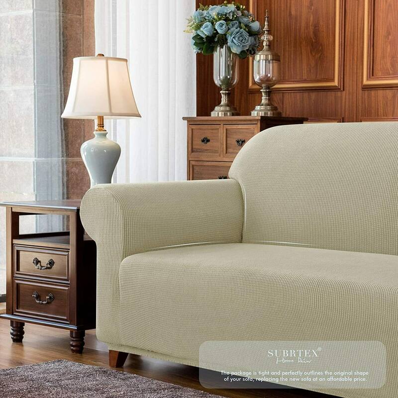 Subrtex Stretch Armchair Slipcover 1 Piece Spandex Furniture Protector
