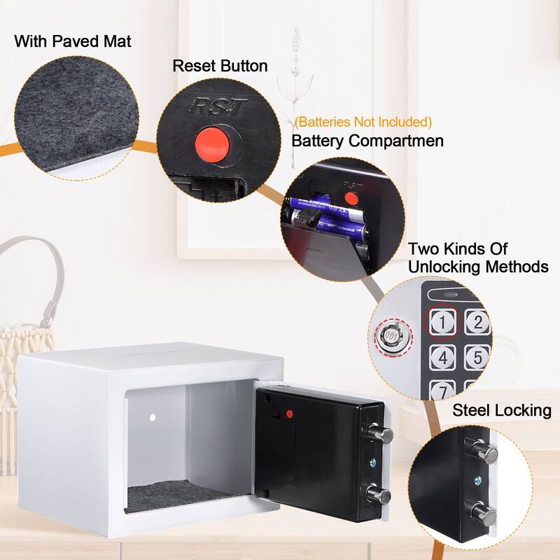 Fireproof Small Safe Box Digital Electronic Security Safe Box for Home
