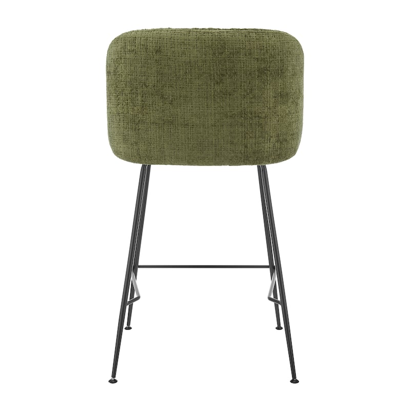 NPD Furniture Millie Fabric Counter Stool (Set of 2)