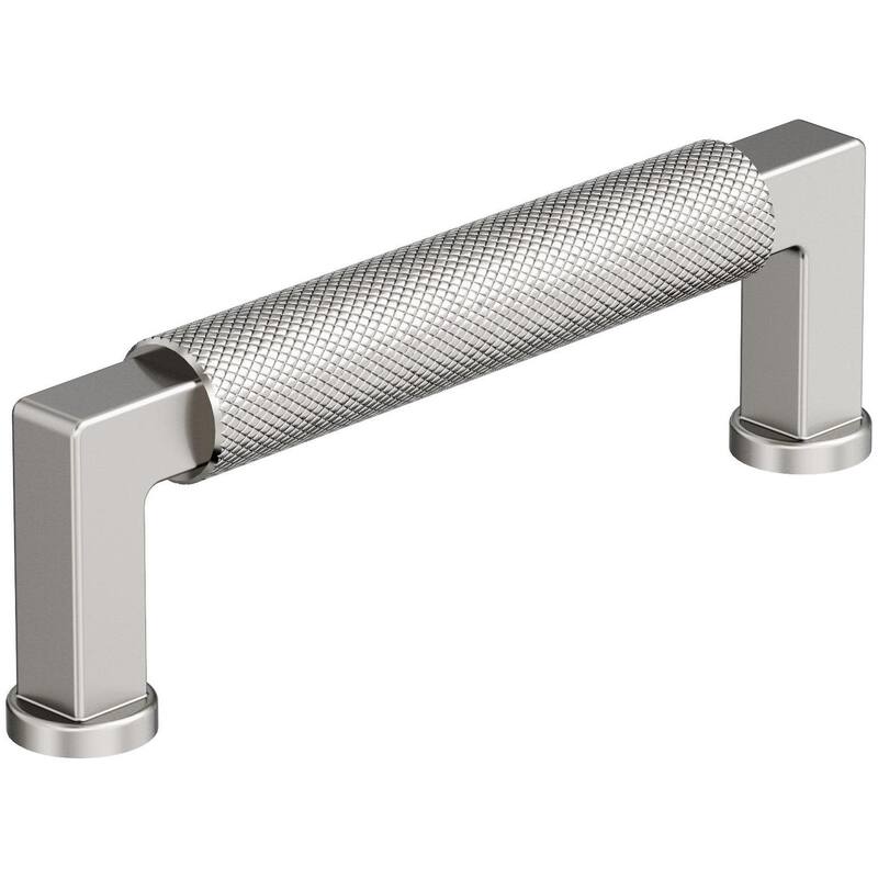 Amerock BP37623 Balata 3-3/4" Center to Center Knurled Handle Cabinet - Polished Nickel