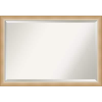 Beveled Bathroom Wall Mirror - Eva Narrow Frame
