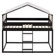 preview thumbnail 4 of 24, Wood Bunk Bed with Tent & Ladder (Espresso)