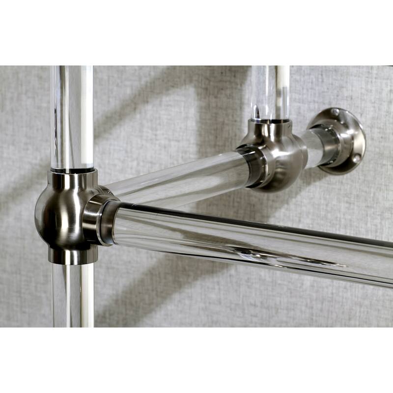 Kingston Brass Templeton 24" Acrylic Wall Mounted Console Legs