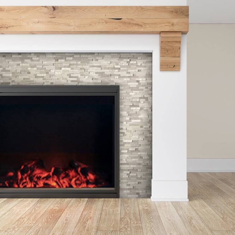 3D 11.5" x 10.7" Natural Stone Peel & Stick Mosaic Tile